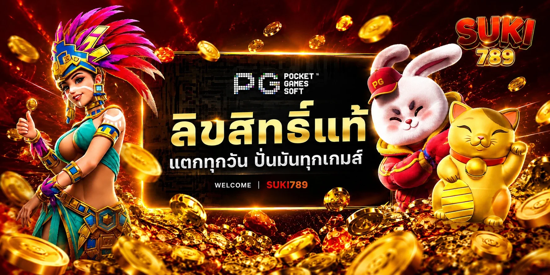 SUKI789 สล็อตออนไลน์ รวมค่ายดัง PG Pragmatic JILI